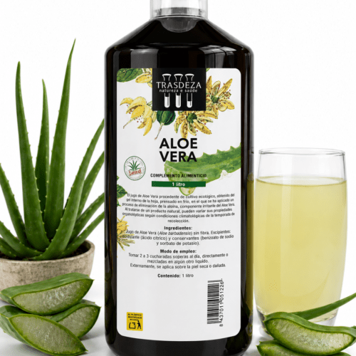 Trasdeza Jugo de Aloe Vera - Detox, Digestión e Inmunidad