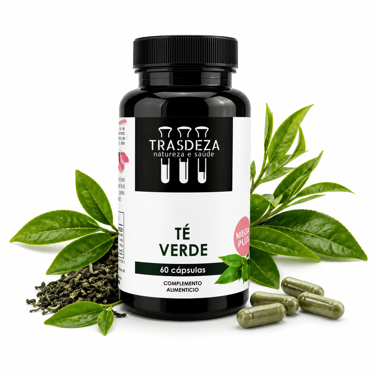 Trasdeza Té Verde Megaplus - Antioxidante y Quemagrasas Natural