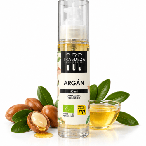 Aceite de Argán BIO 100% Puro Primera Presión en Frío 50 ml Trasdeza