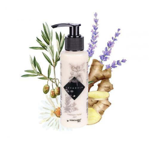 Limpiador facial Lavadela, cosmética natural vegana sostenible