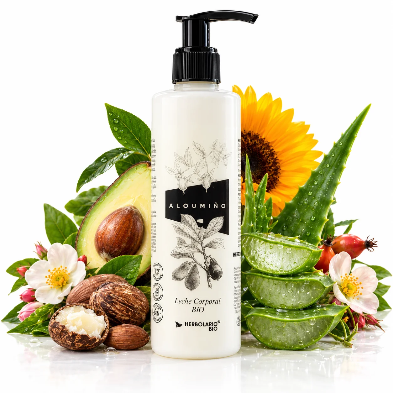 ALOUMIÑO leche corporal de manos - Herbolario Bio