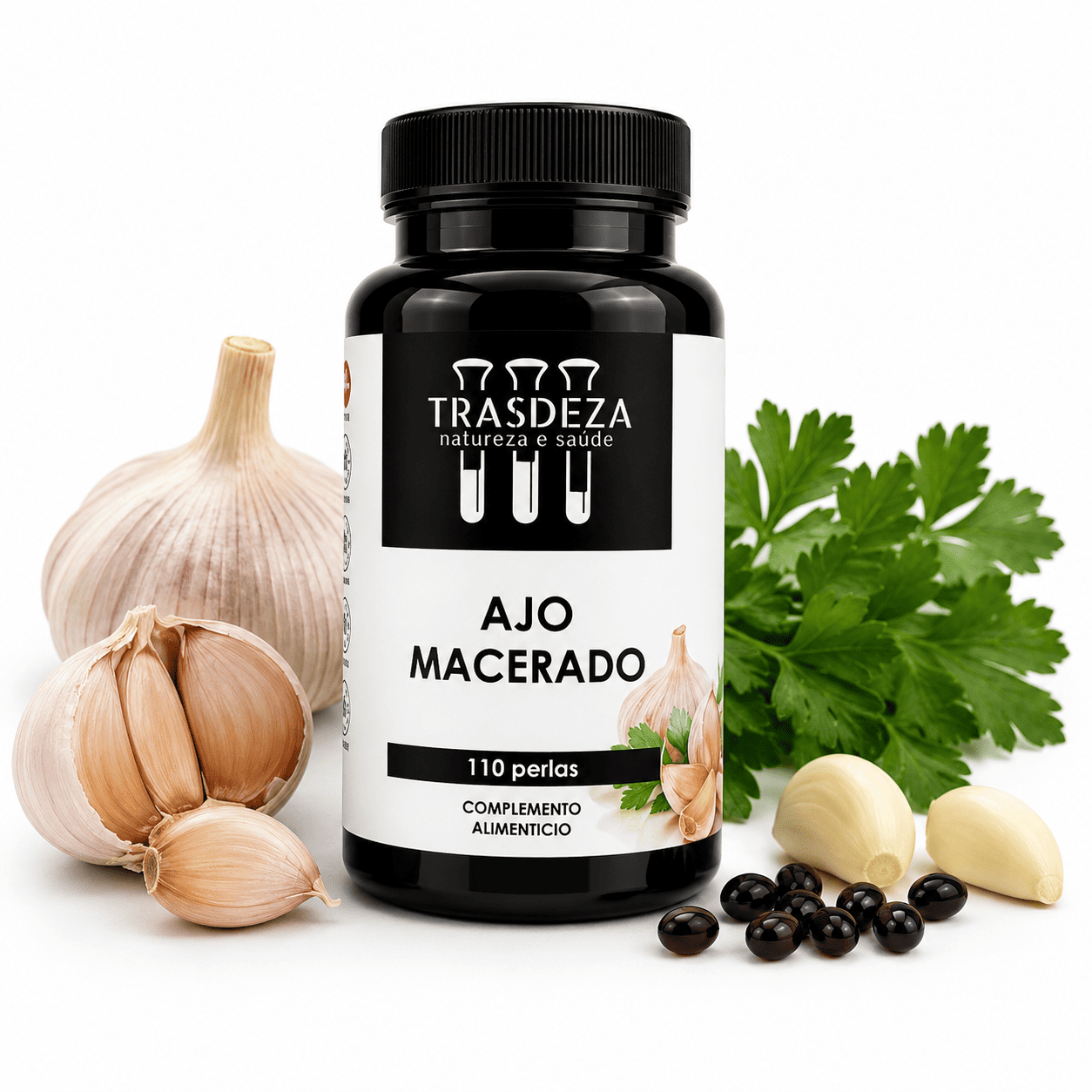 Trasdeza Ajo Macerado - Salud Cardiovascular y Antioxidante Natural