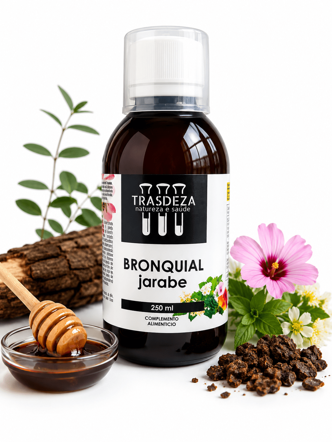 Trasdeza Bronquial Jarabe - Alivio Natural para la Tos y la Congestión