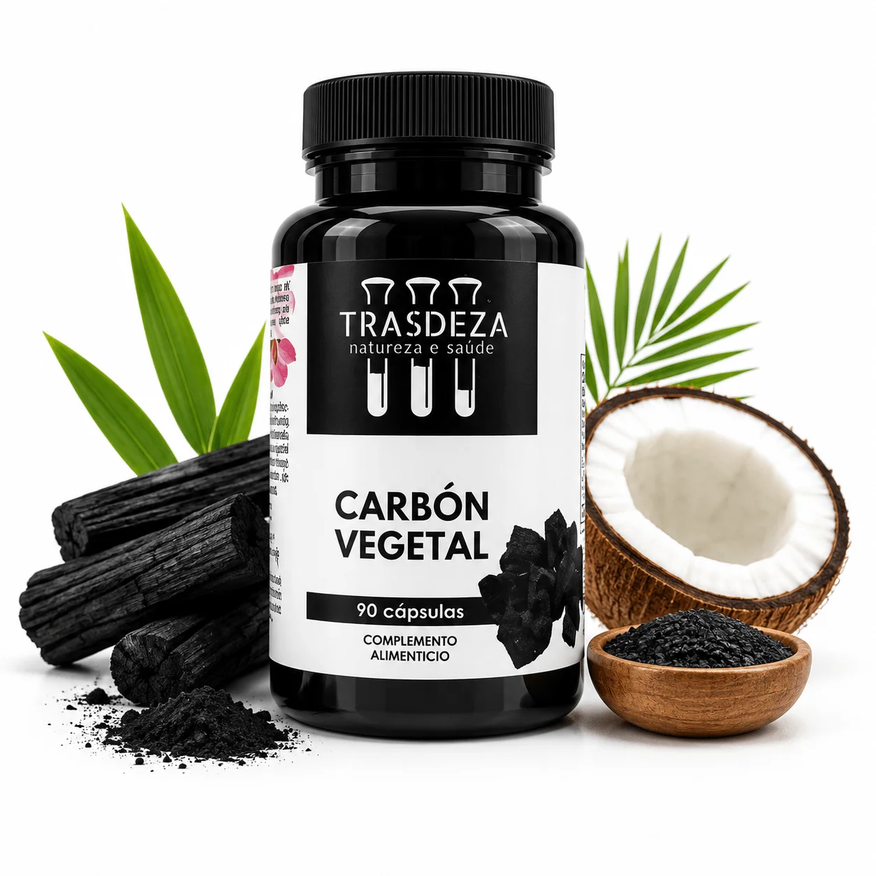 Trasdeza Carbón Vegetal - Alivio de Gases y Detox Digestivo
