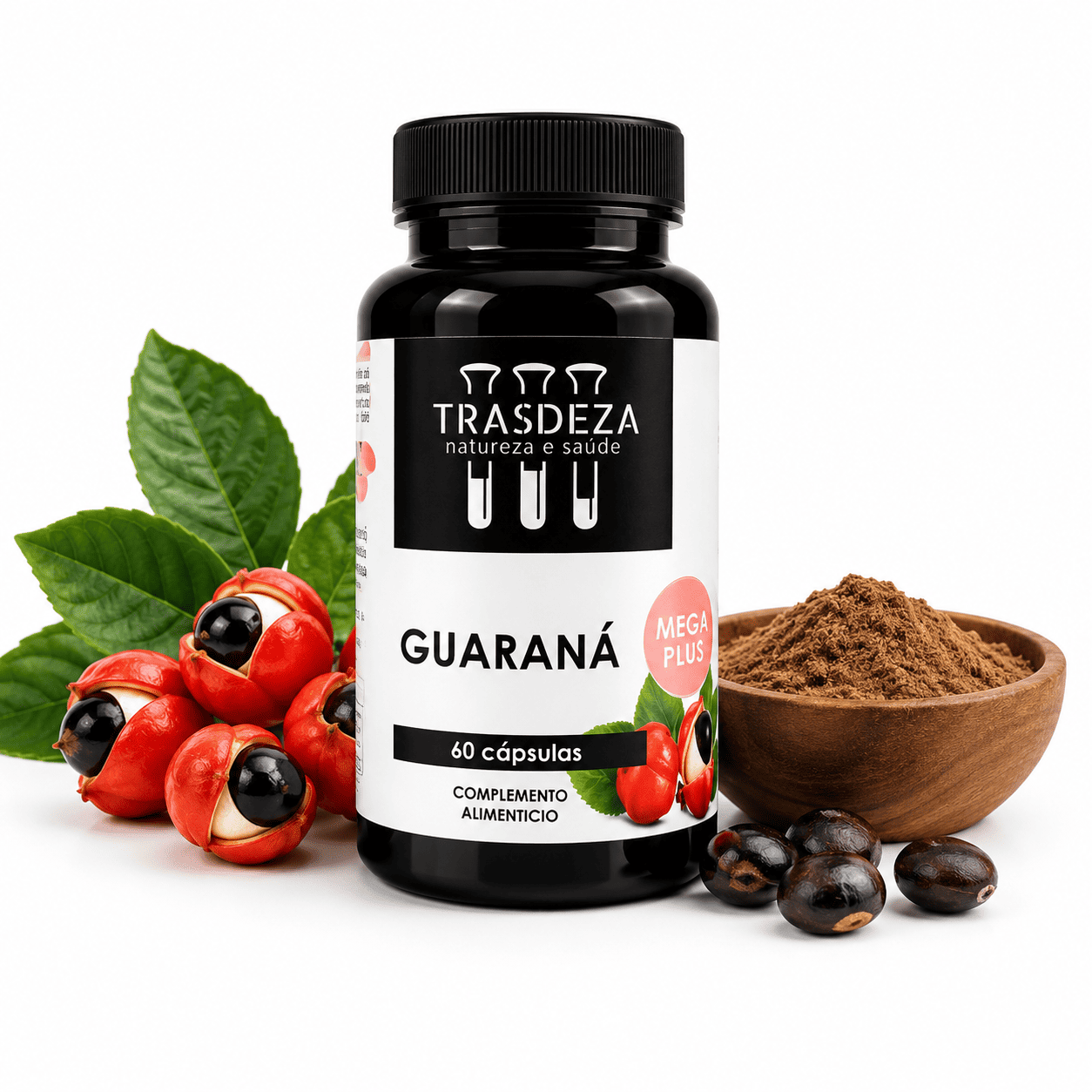 Trasdeza Guaraná Megaplus - Energizante Natural y Quema Grasa