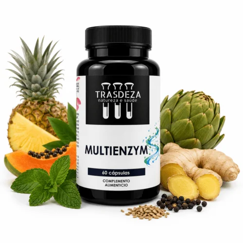 MultiEnzym Enzimas Digestivas para Digestiones Pesadas, Gases y Lactosa Trasdeza